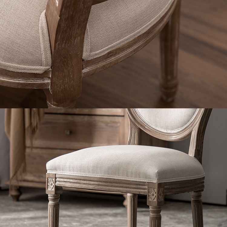 Chaise de salle à manger de style country en bois de style intérieur 20 ''