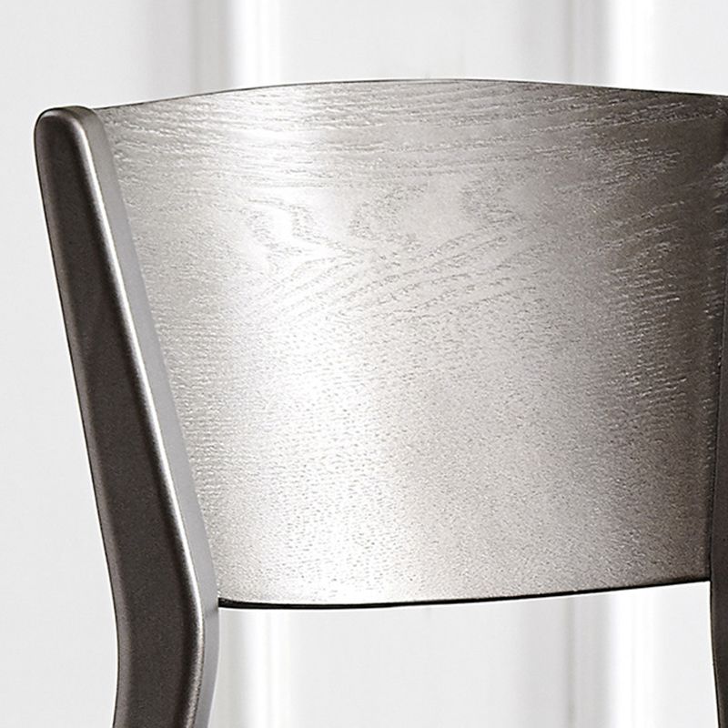 Armless Kitchen Dining Chairs Solid Wood Open Back Dining Chairs