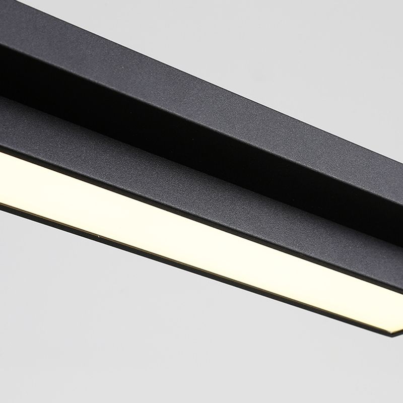 Accesorios de iluminación de lámpara de iluminación lineal de metal lineal lámpara de iluminación moderna