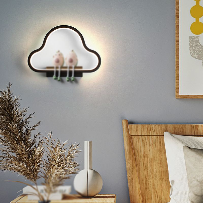 Metal Geometric LED Light Fixture Modern 1 Light Wall Sconces (Decoration not included)