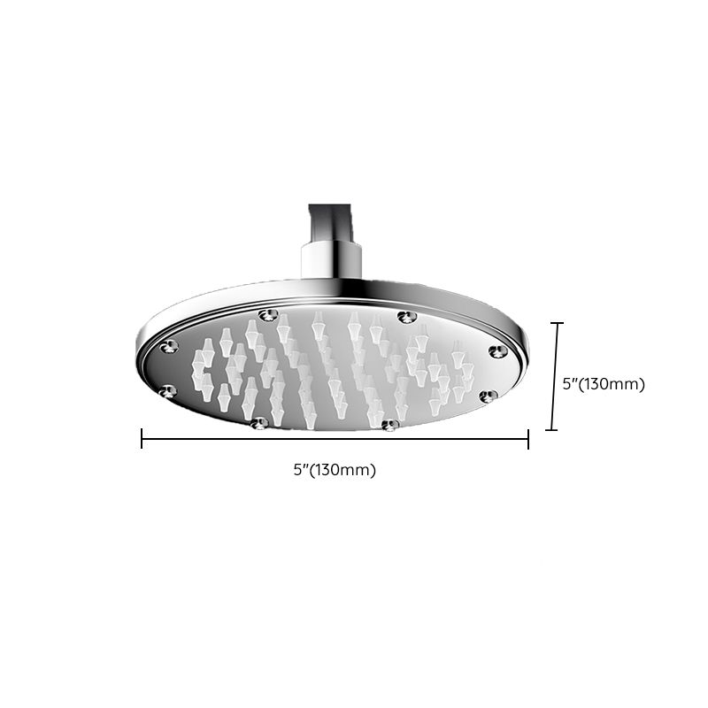 Contemporary Shower Head Combo Polished Stainless Steel Ceiling Mounted Shower Head