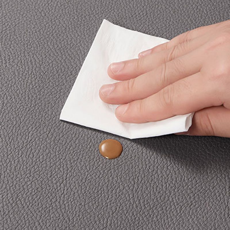 34.3" Wide Contemporary Style Sofa Faux Leather Seating with Pillows