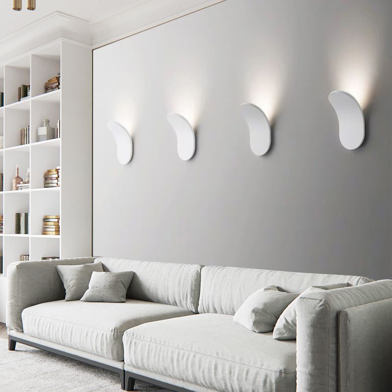 Metal Slide Wall Sconces Modern Style 1 Light Wall Mounted Lamps