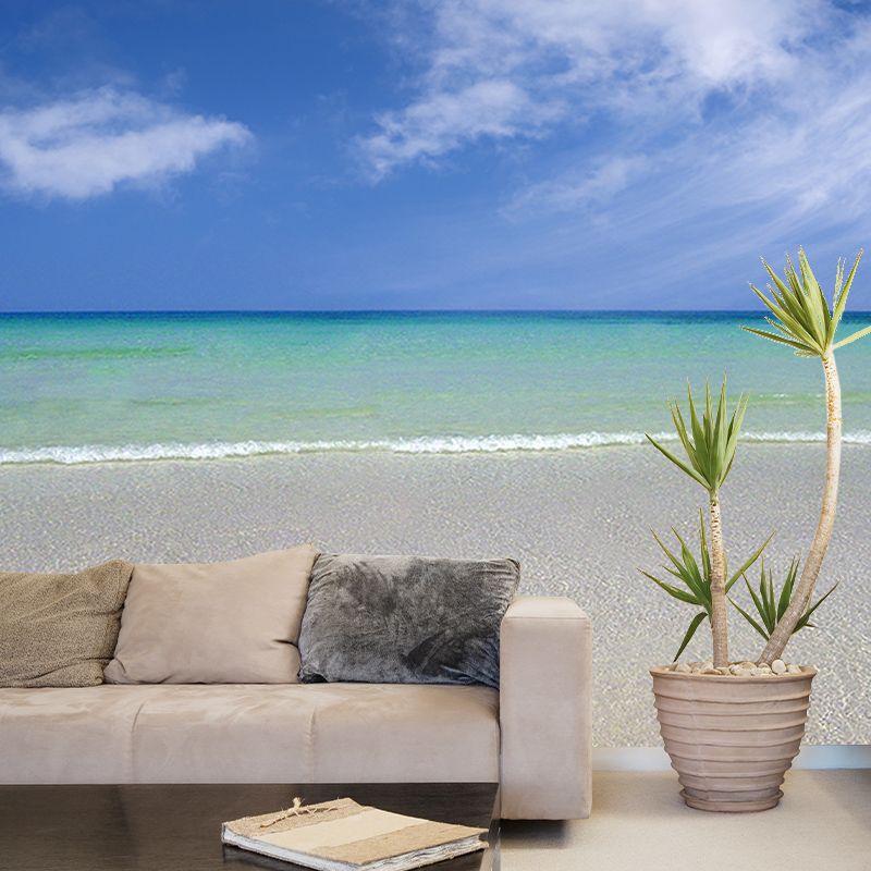 Beach Landscape Murals for Sleeping Room Home Decor, Moisture Resistant