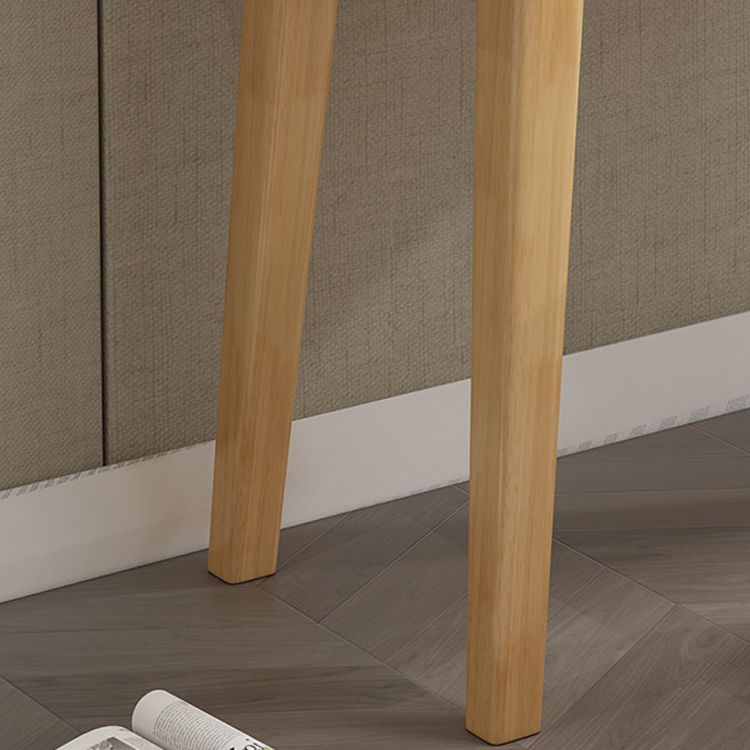 1/4-Drawer Wooden Vanity Makeup Table Set Vanity Stool - 53.15" H