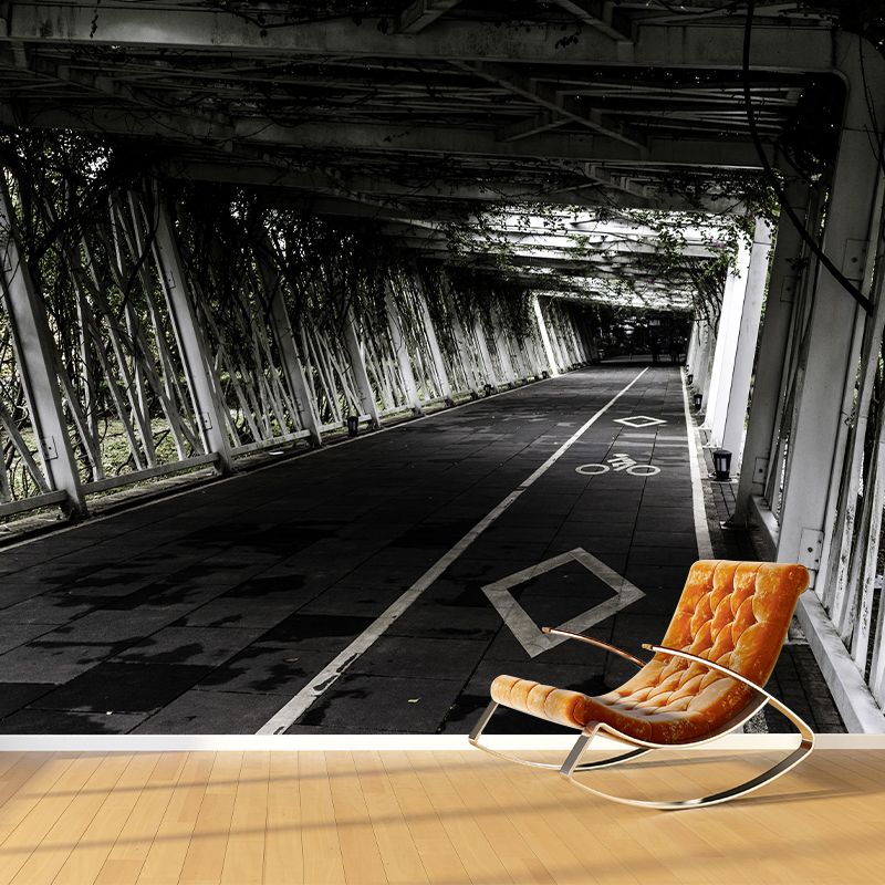 Modern Style Spatial Extension Mural Mildew Resistant Wallpaper for Wall Decor