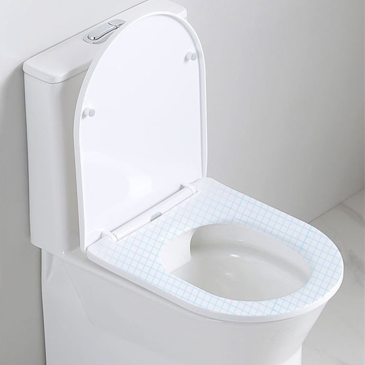 Modern Siphon Jet Toilet Floor Mount Urine Toilet with Toilet Seat