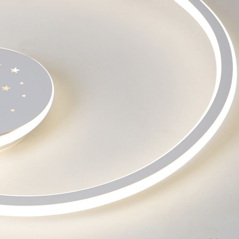 Line Shape LED-plafondlamp Modern ijzer 2-lichts inbouw voor slaapkamer