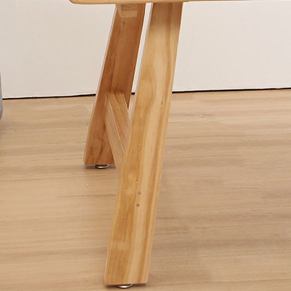 Minimalist Wooden Table Set of 5/7 with Rectangle Table Dining Set for Restaurant