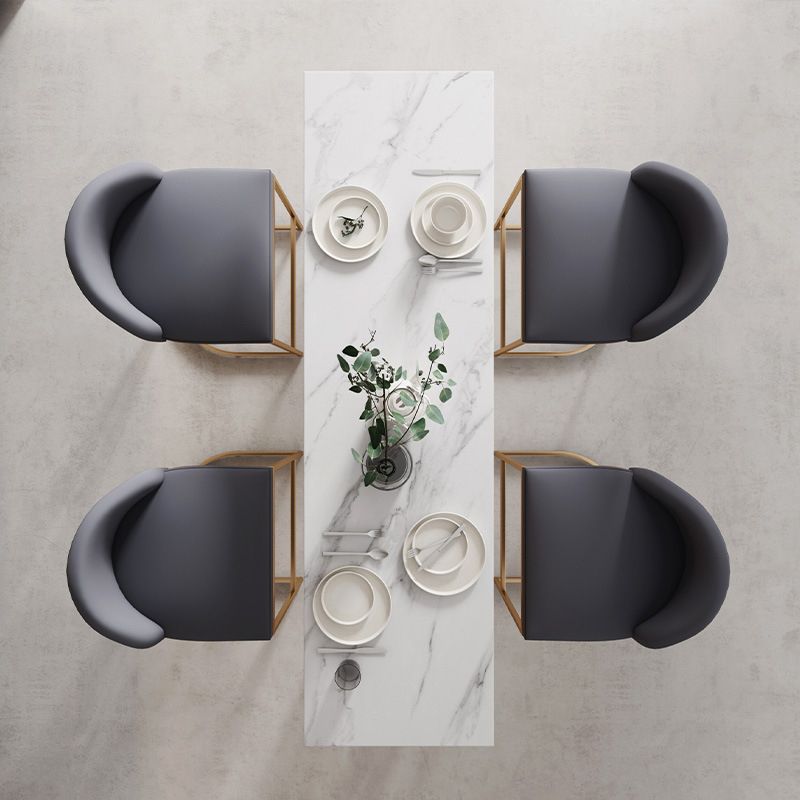 1/2/5 Pieces Bar Stool and Table Rectangular Modern Bar Table Set