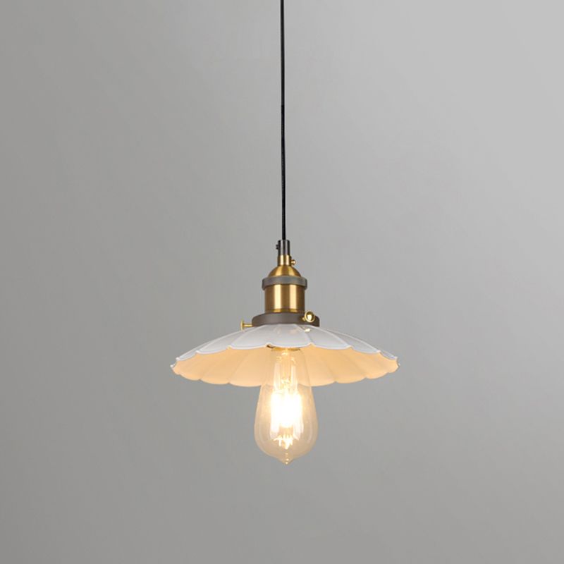 Lampada a sospensione di ferro a sospensione a sospensione industriale.