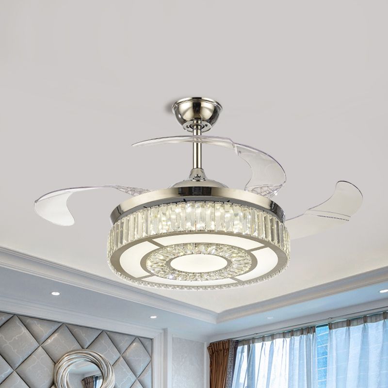 Kristallblock Kreislauf halb Flush Licht Einfaches 19 -Zoll
