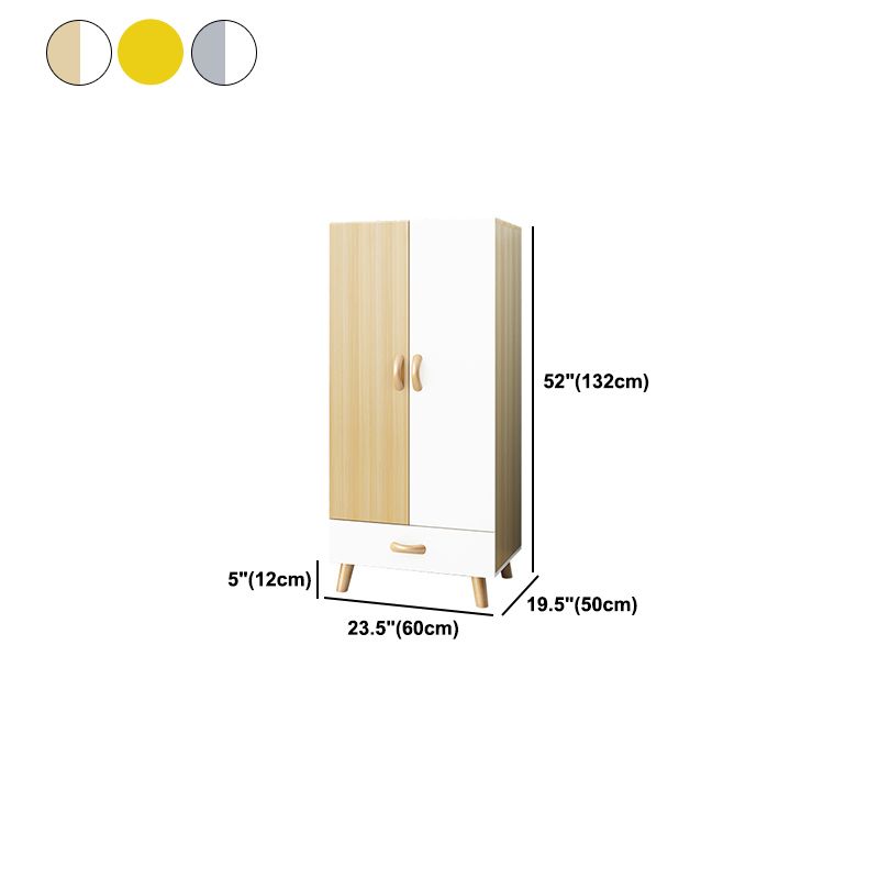 Manufactured Wood Storage Cabinet with Wooden Legs Modern Cabinet for Bedroom