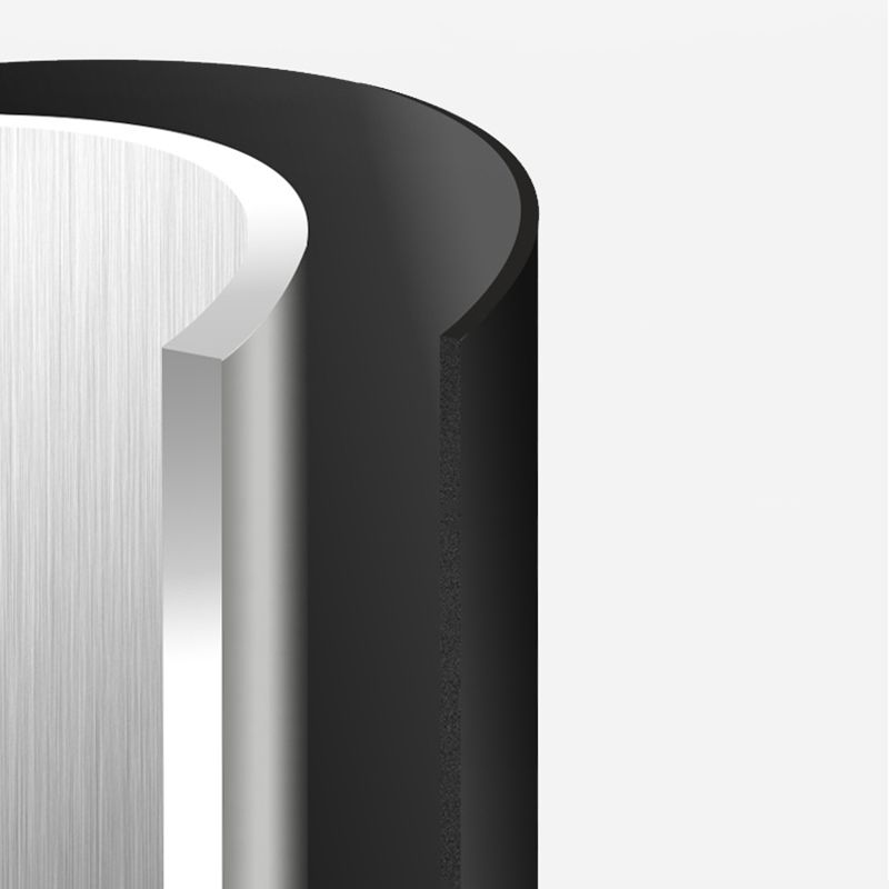 Vertical Metal Bookshelf Contemporary Open Back Bookcase with Shelves