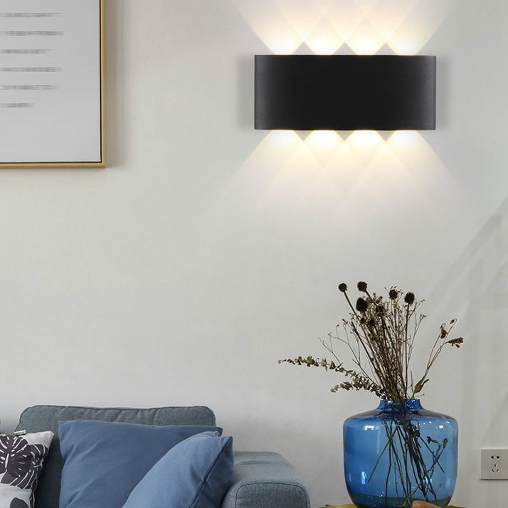 Nordic Style Iron Wall Light Modern Waterproof LED Wall Lamp for Corridor