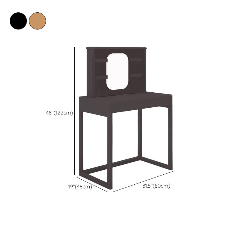 Traditional Bedroom Makeup Vanity Desk Table Solid Wood Vanity Dressing Table