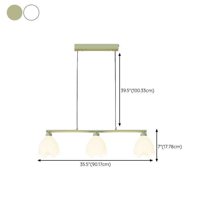Modern Pendant Lighting Fixtures Glass Island Light Fixture for Dining Room