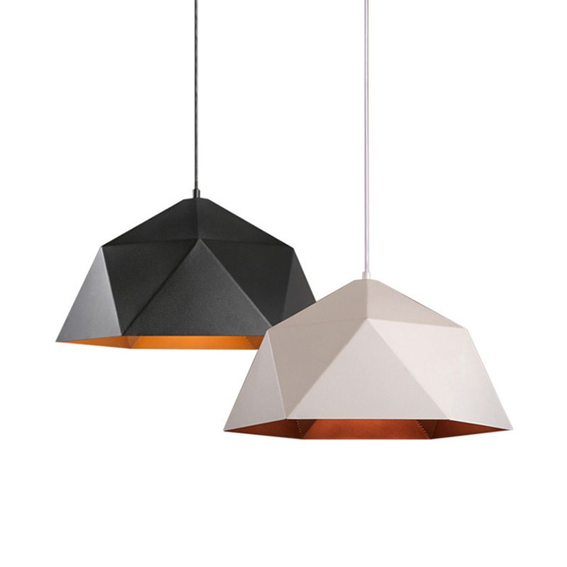 1 Light Bowl Hanging Pendant Modern Style Metal Hanging Lighting for Restaurant