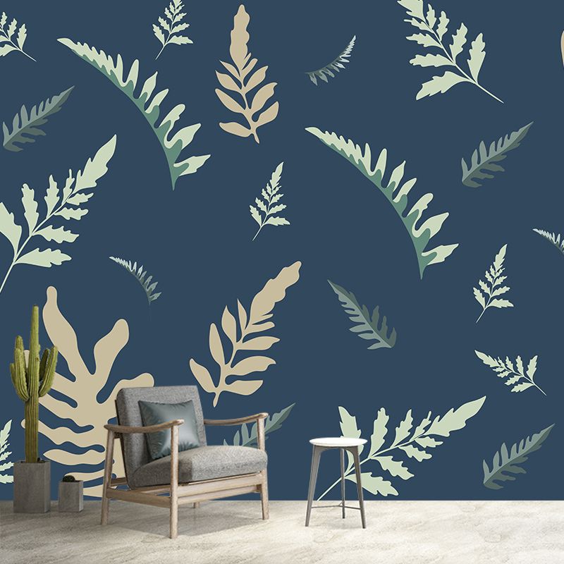 Simple Plant Wall Murals for Bedroom Wall Decoration Stain Resistant Wall Decals