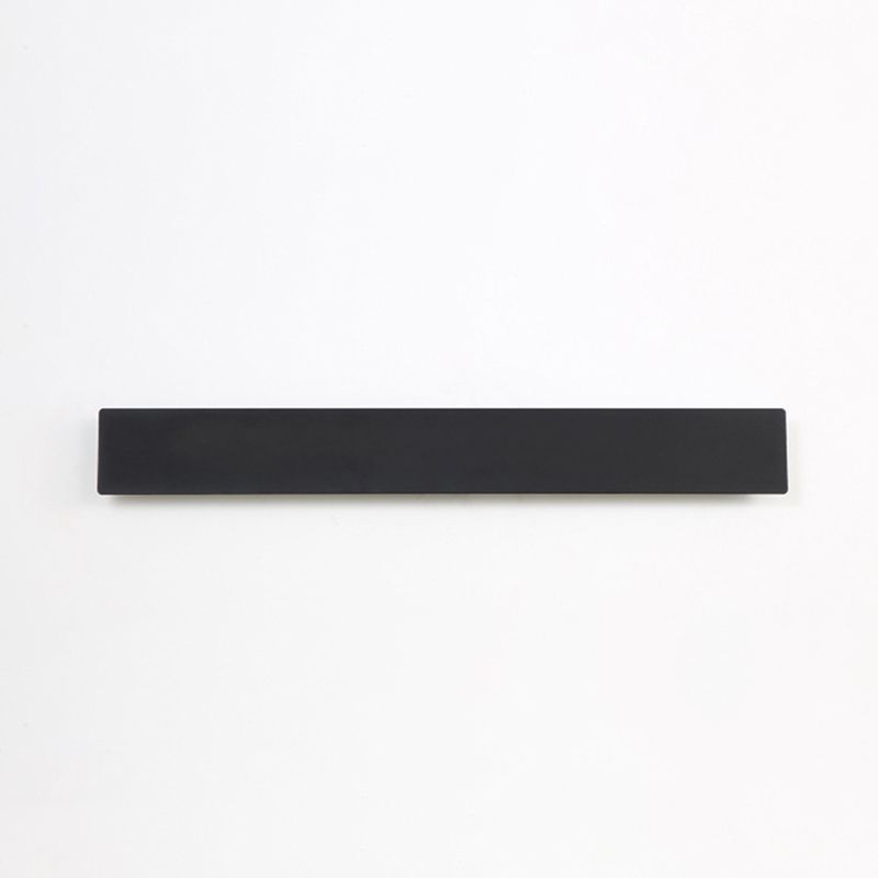 Black Rectangular Metal RGB Wall Lamp Modern Style Ambiance Decorative LED Wall Sconce for Bedroom Living Room