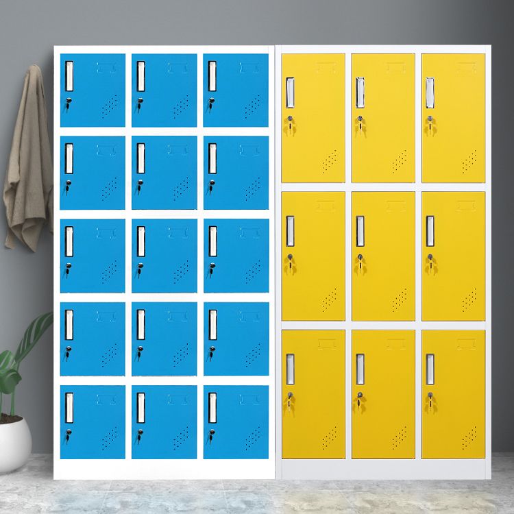 Metal Matte Finish Cabinet Contemporary Storage Cabinet with Hinged Door