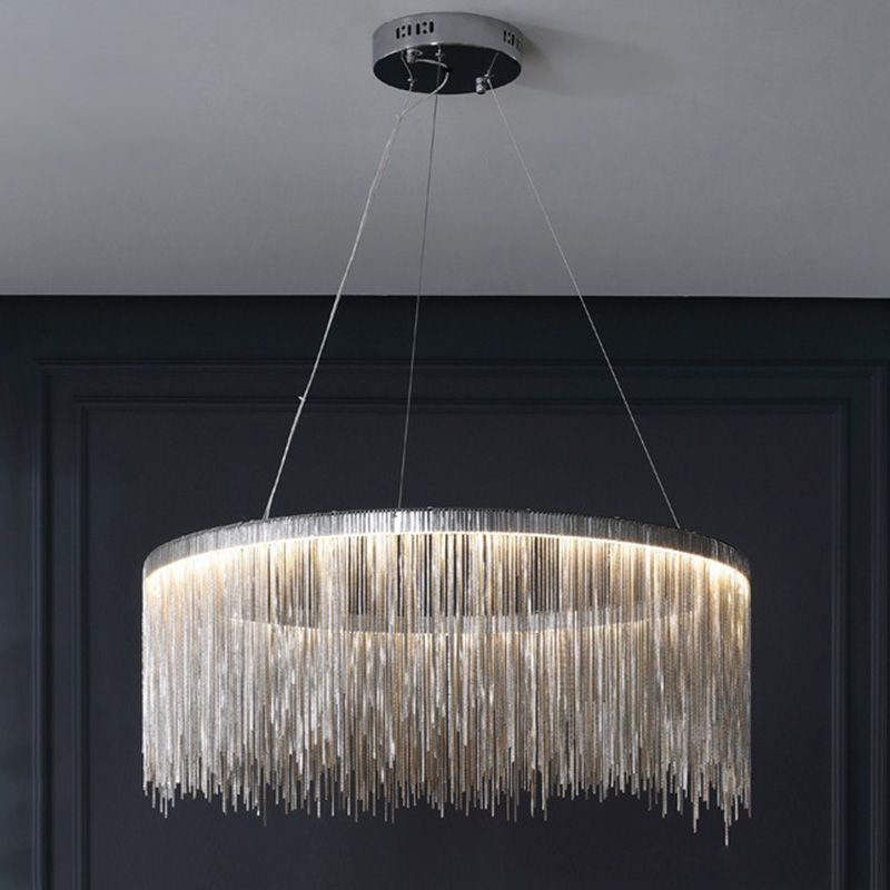 Lumières suspendues postmodernes Métal d'éclairage en suspension pour le salon salle à manger de salon