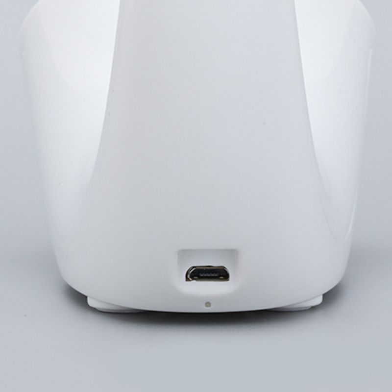 Lámpara de escritorio de brazo de plástico Flexible Luz de lectura recargable LED minimalista con control táctil