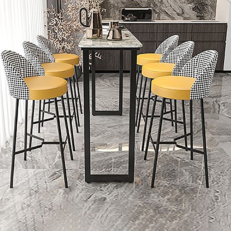 Rectangle Pub Table 41-inch Bar Height Industrial Bar Table for Outdoor