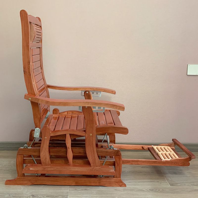 Traditional Rocker Solid Wood Removable Cushions Reclining Recliner Chair