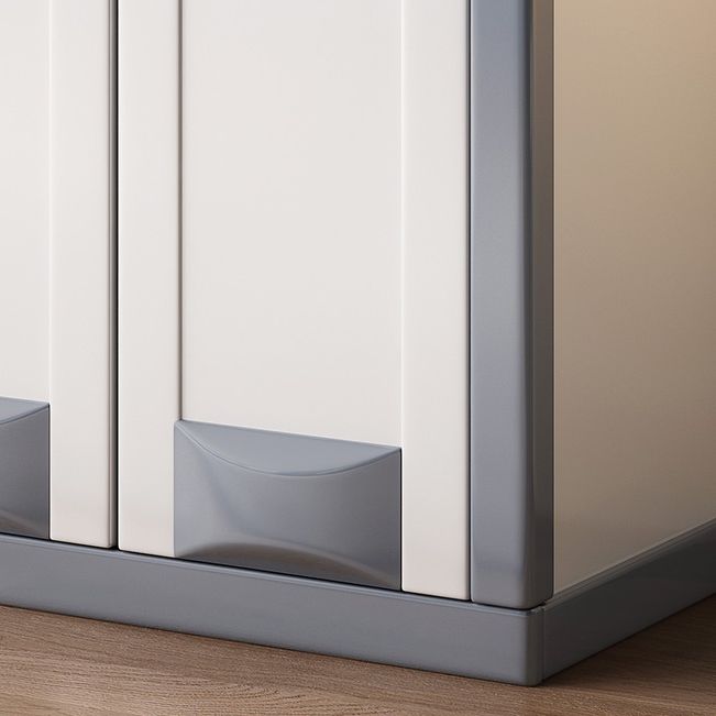 Rubberwood Wardrobe Closet Contemporary Hinged Wardrobe Cabinet