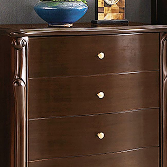 Mid-Century Modern Storage Cabinet Solid Wood 5/6-Drawer Accent Chest