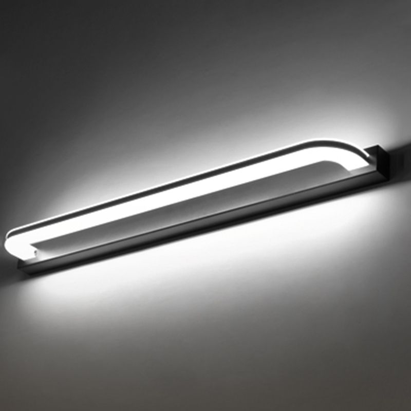 Éclairage de mur de miroir de style simple de style simple à 1 lumière