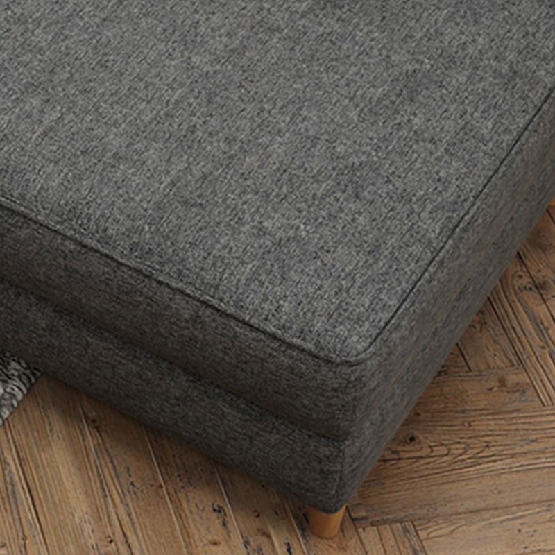 Contemporary Sectional with Adjustable Pillow Back and Square Arms