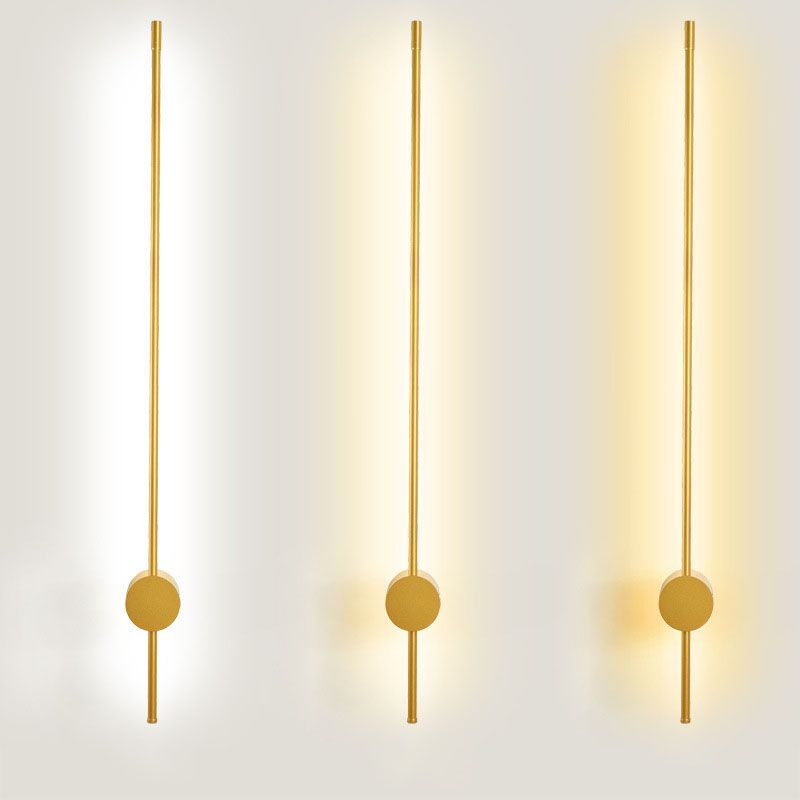 Sombra lineal múltiples luces de pared de pared moderna iluminación de pared de estilo simple