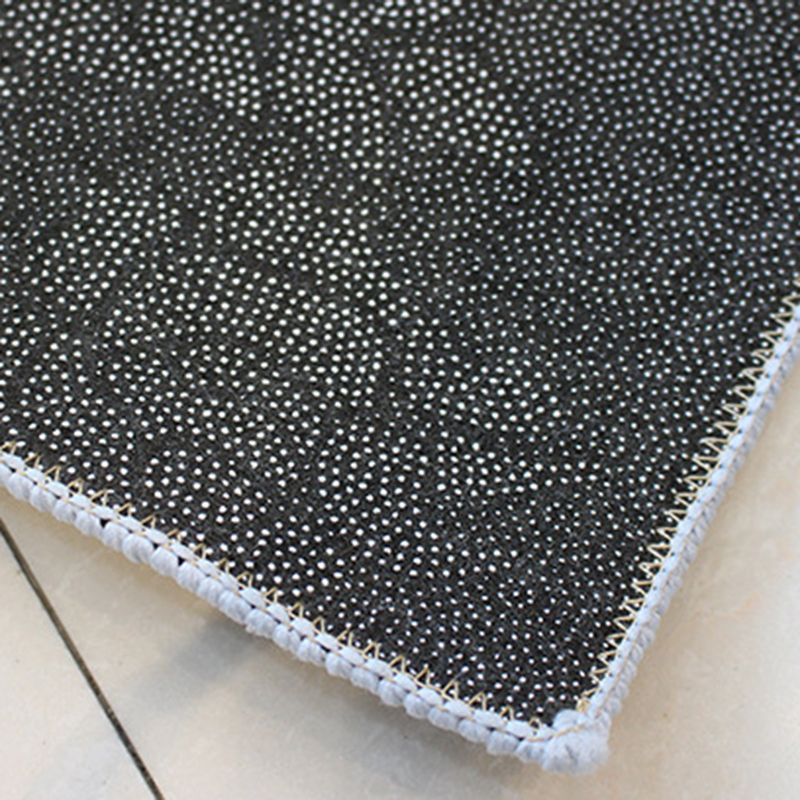 Antique Rectangle Abstract Printed Polyster Non-Slip Backing Indoor Rug