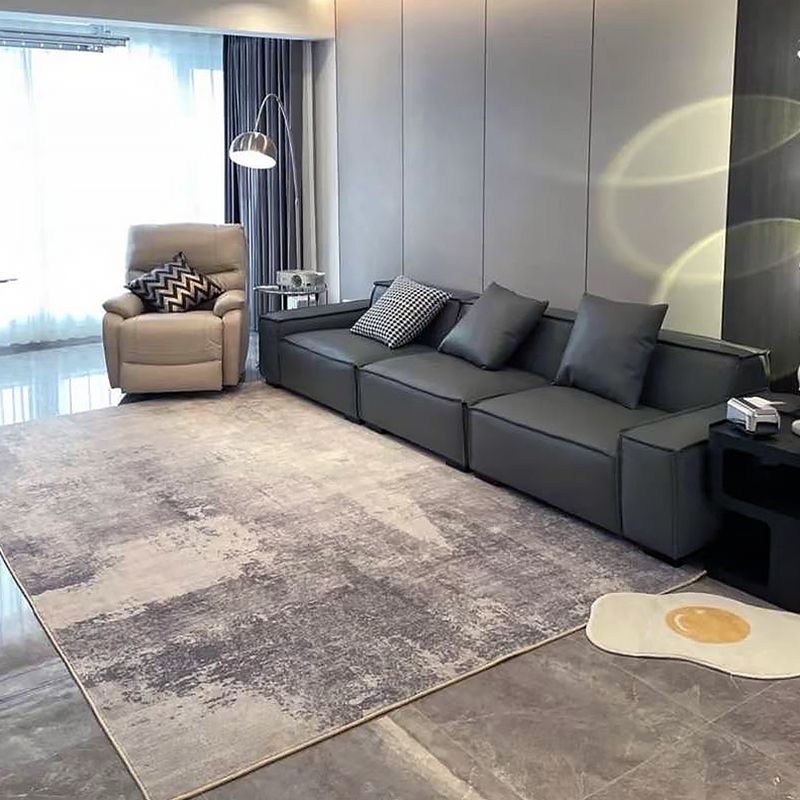 Stijlvol grijs gebied Tapijt Modern Abstract Patroon Gebied Tapijt niet-slip achterste tapijt voor salon