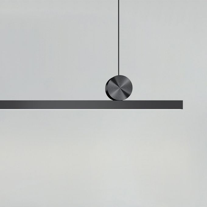 Modern Minimalist Style Linear Island Light Fixture Acrylic Chandelier Lamp