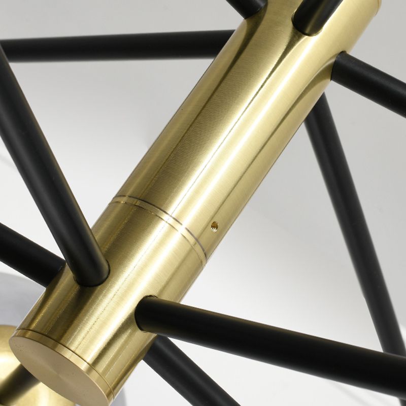 Modern Jar-Shaped Chandelier Lights Glass Chandelier Light Fixture for Living Room