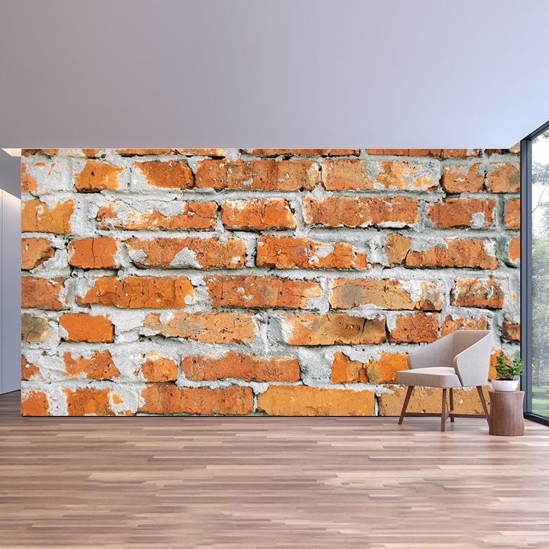 Modern Style Photography Wall Mural Wallpaper Brick Texture Bedroom Wall Mural