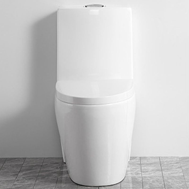 Contemporary One Piece Toilet Bowl Floor Mount White Urine Toilet for Bathroom