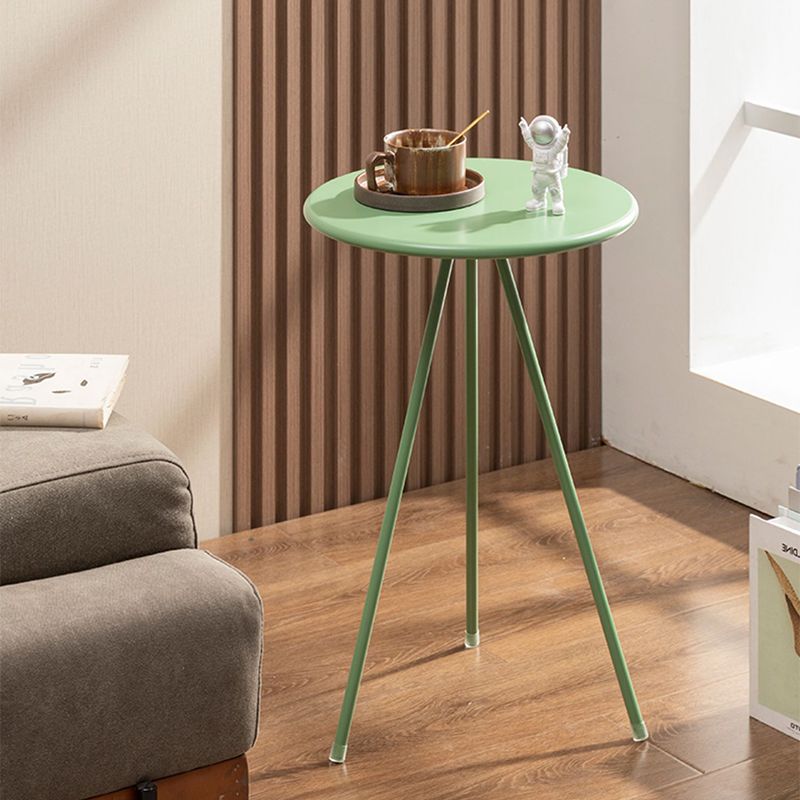 Metal White/green/black/gold 3 Legs Base Design Round Coffee Table