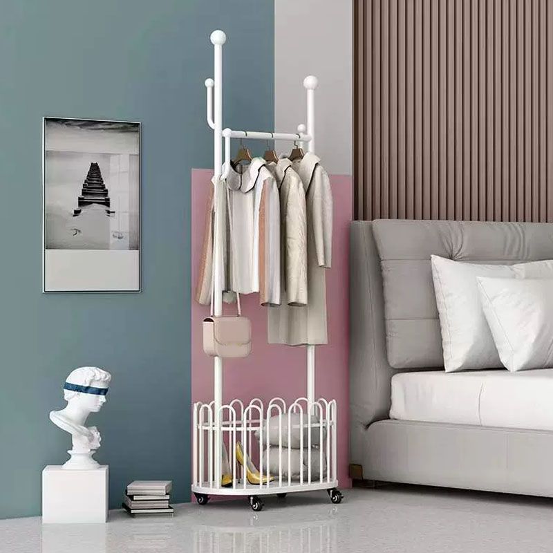 Metal Entry Hall Tree Light Luxury Coat Hanger for Hallway , 67.71" H