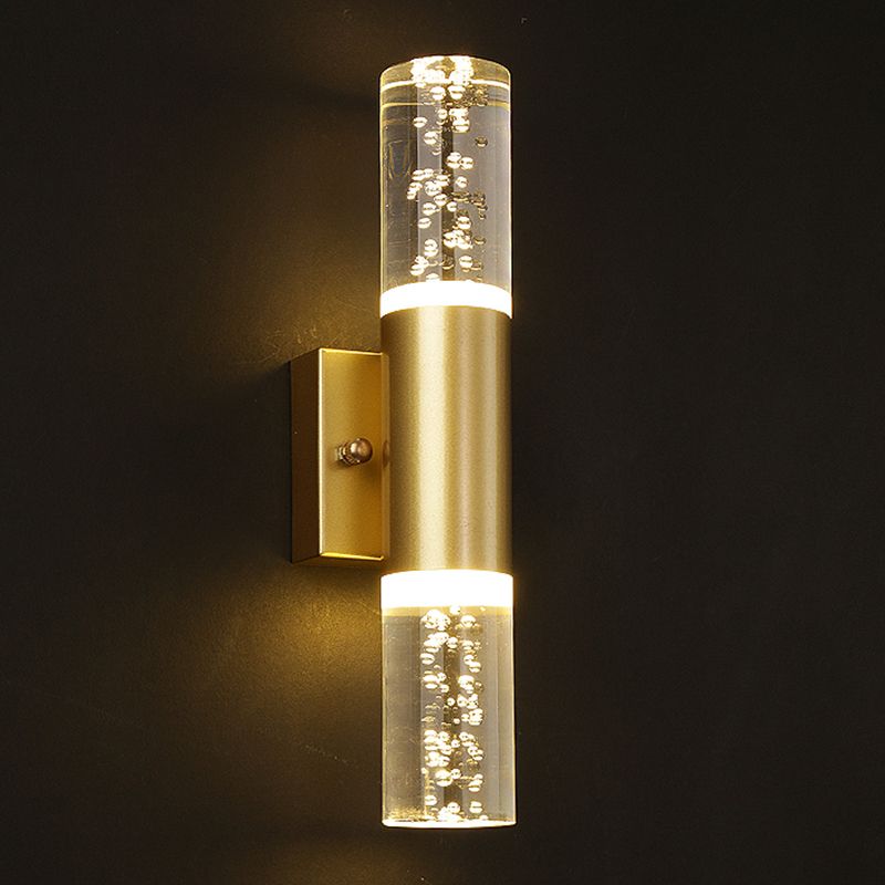 Kristallsäulenwandleuchten moderner Stil mit mehreren Lichtern Wandmontagelampen
