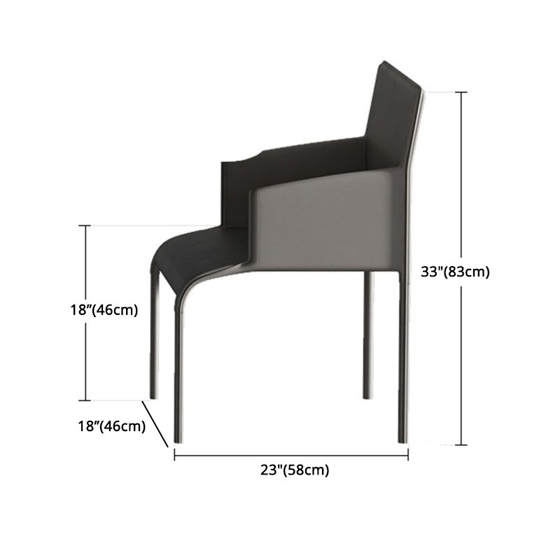 Designer Style 1/2/3 Pieces Dining Set Sintered Stone Dining Table with Leather Chairs