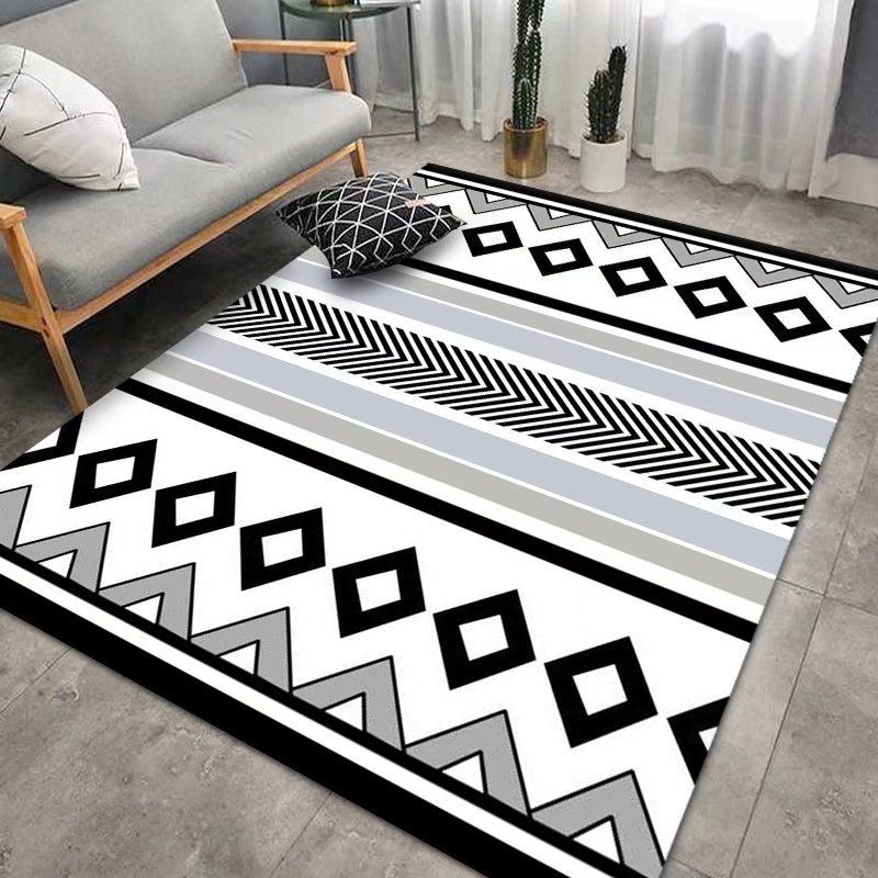 Morocco Carpet Southwestern Pattern Rug Polyester Pet Friendly Indoor Carpet