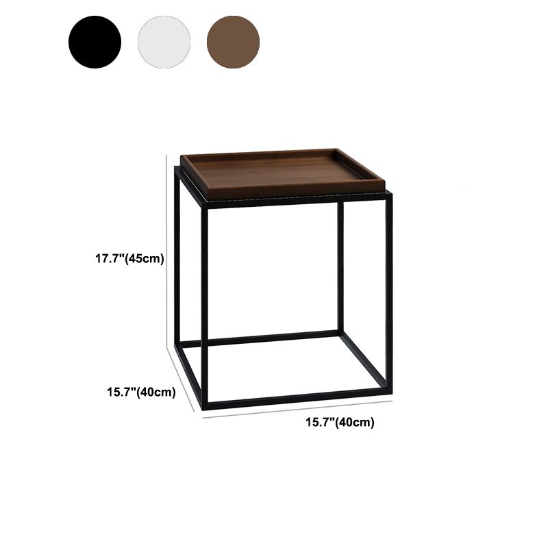 Modern Frame Wooden Coffee Table Rectangular Top Shape Folding Cocktail Table