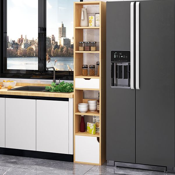 Closed Wooden Bookshelf Modern Minimalist Home Corner Bookcase