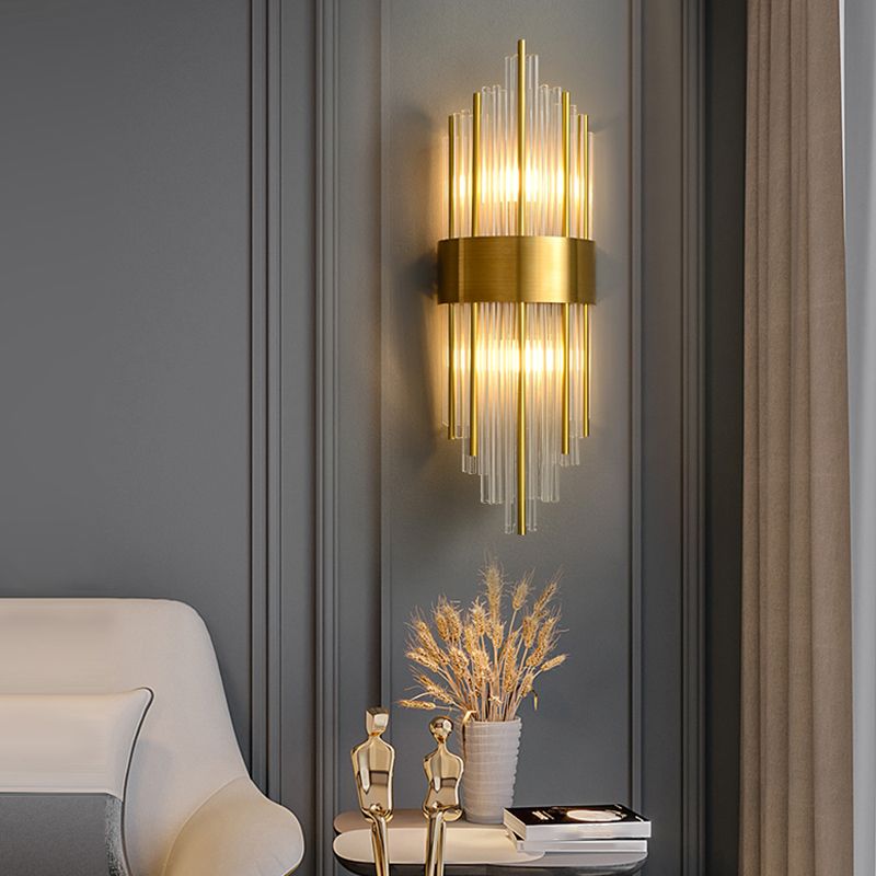 Crystal Wall Mounted Lighting Modern Style Sconce Light Fixture