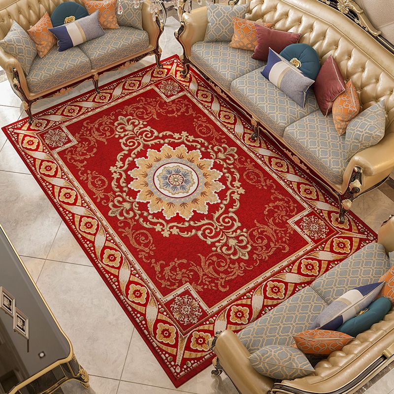 Shabby Chic Flower Teppich Multifarbener Synthetikbereich Teppich nicht rutschfestem Fleckenresistenten Waschmaschine Teppich für Salon