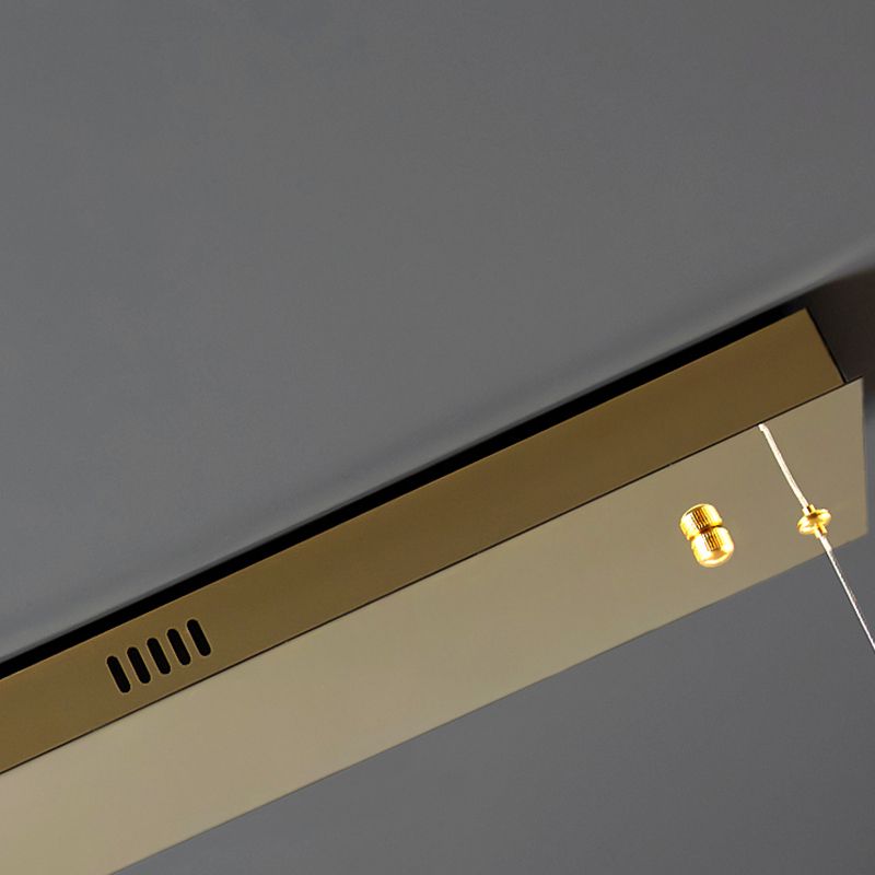 Contemporary Waves Ceiling Hanging Lamp Fixtures 2 Light Crystal Wrapped Island Pendant